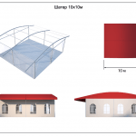Шатёр для выставок 10х10